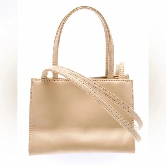 Telfar Small Gold Shopping  bag - Picture 4 of 11